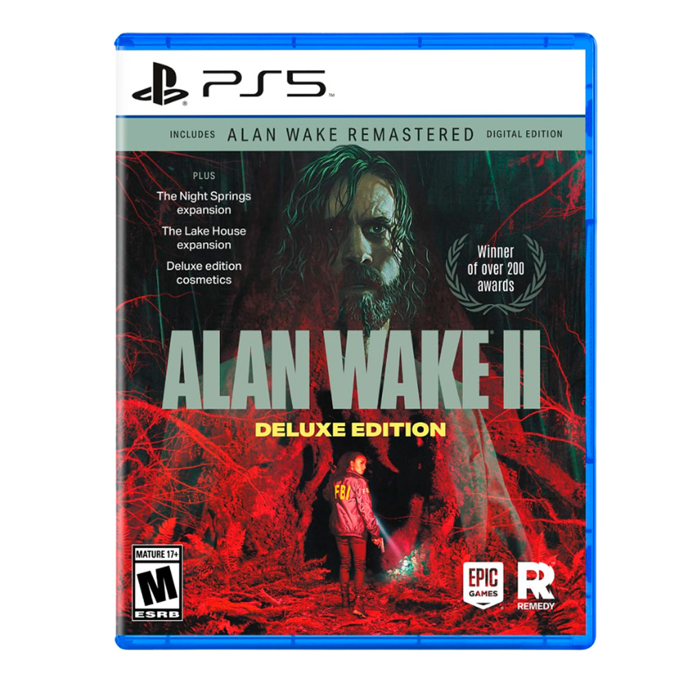 ALAN WAKE Alan Wake 2 Deluxe Edition + Alan Wake 1 Remastered - PS5 - Imagen 1