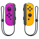 Controles Joy-Con LR Nintendo Switch - Morado + Naranja - Imagen 2