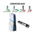 Cooler para PS5 Slim con Lector y Digital con 3 velocidades, luces, db - Imagen 4