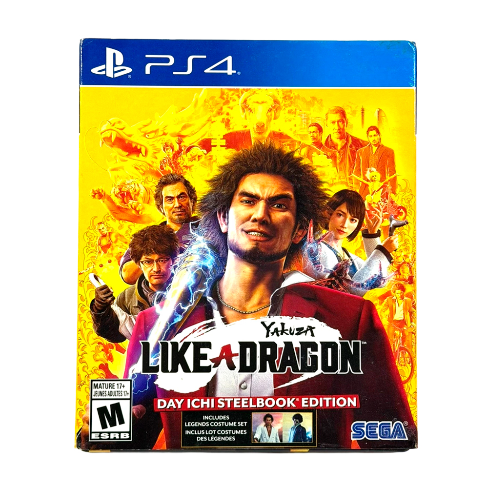like Yakuza like a dragon steelbook - ps4 sellado - Imagen 1