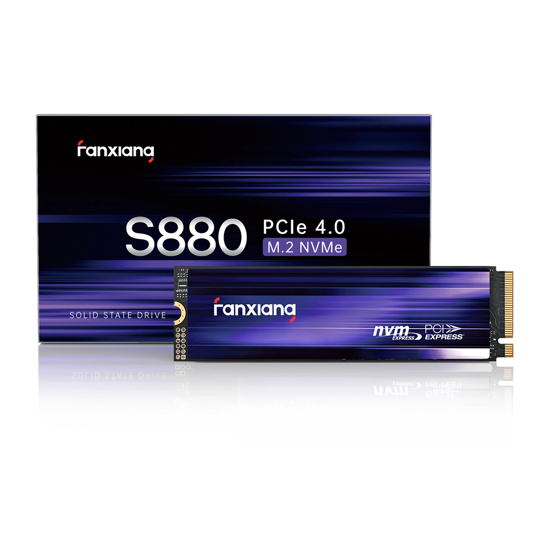 1 Fanxiang S880 Nvme Ssd 1tb Pcie 4.0 3d Nand Tlc 7300mb/s Play Station 5 - Imagen 1